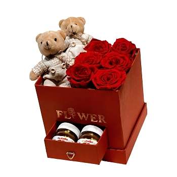 Flower Rose Box