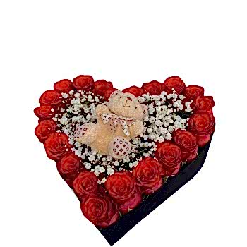 Heart Rose Box