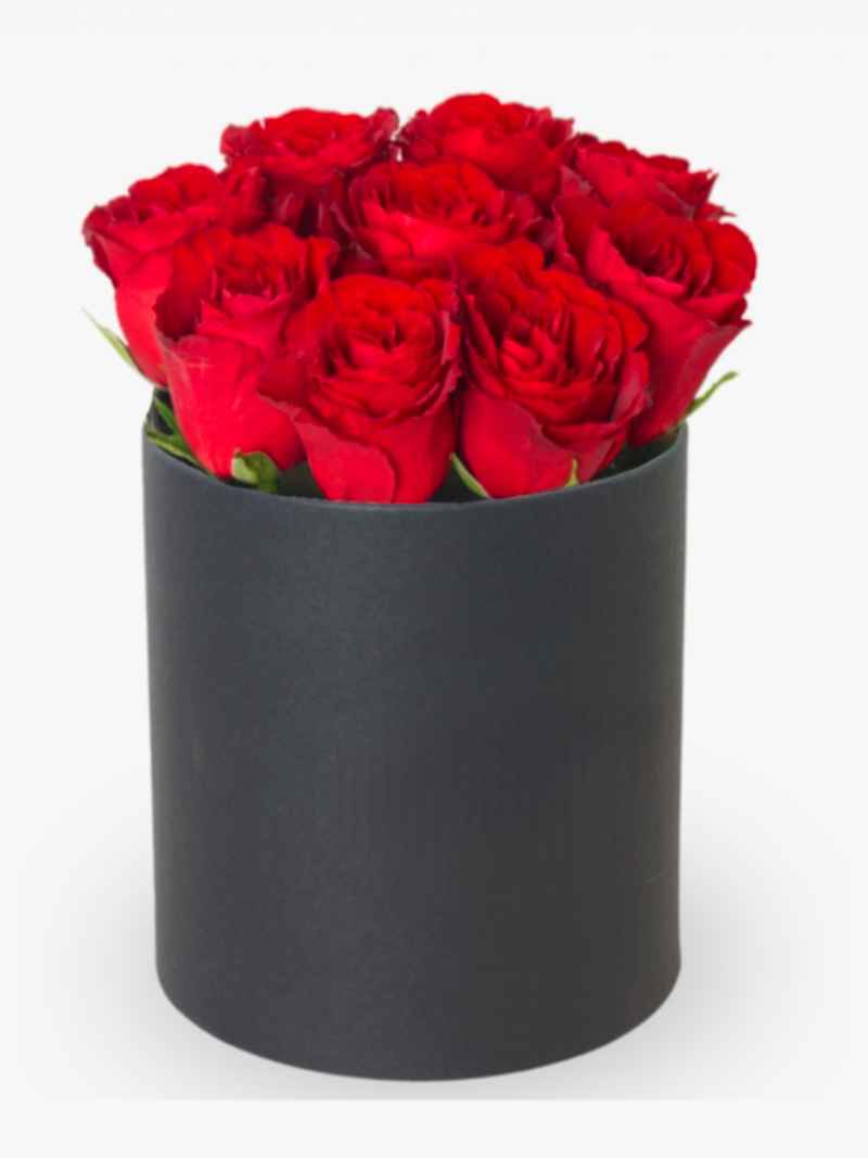 Siyah Kutuda Kırmızı Güller