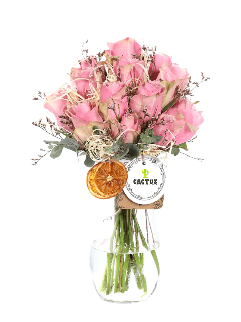 Vazoda Pembe Güller